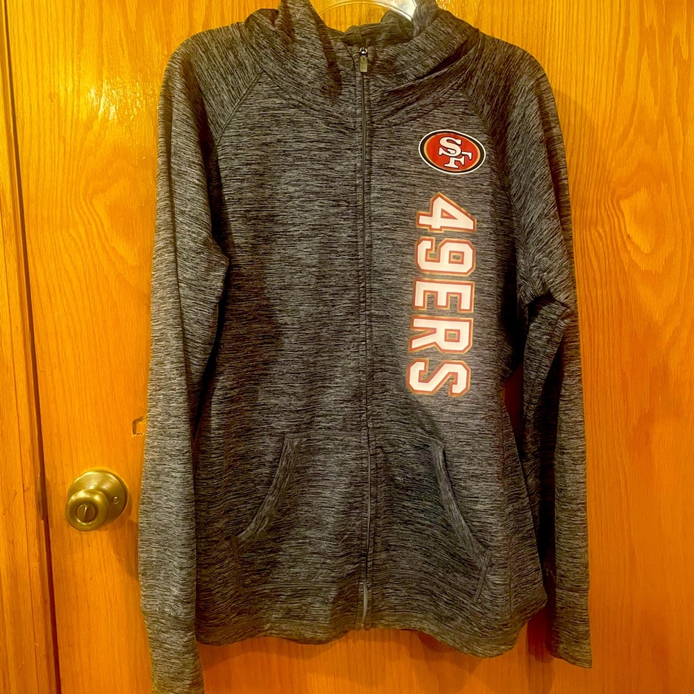 San Fran Sisco 49ers hoodie jacket. Women’s xl NWOT